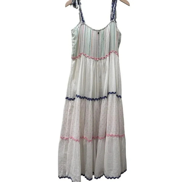 Z&L Europe Seneca Maxi Boho Shoulder Tie Dress size- Medium - Picture 7 of 14
